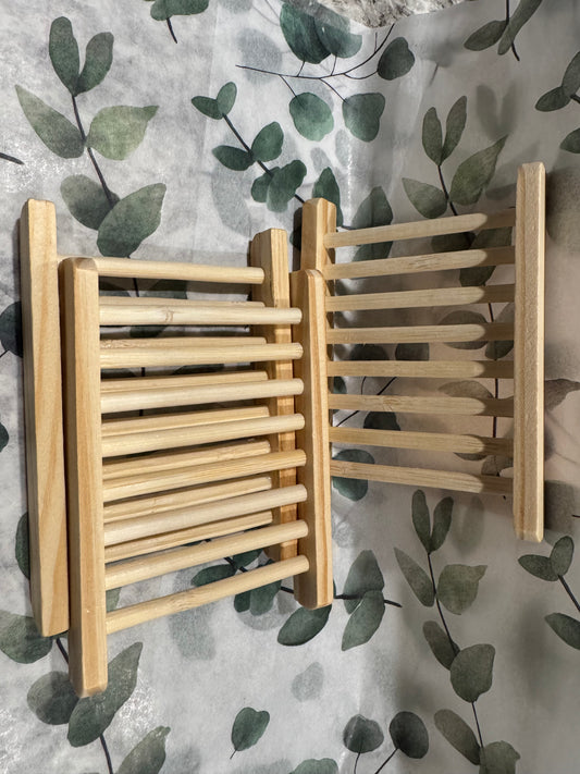 Wooden soap holder