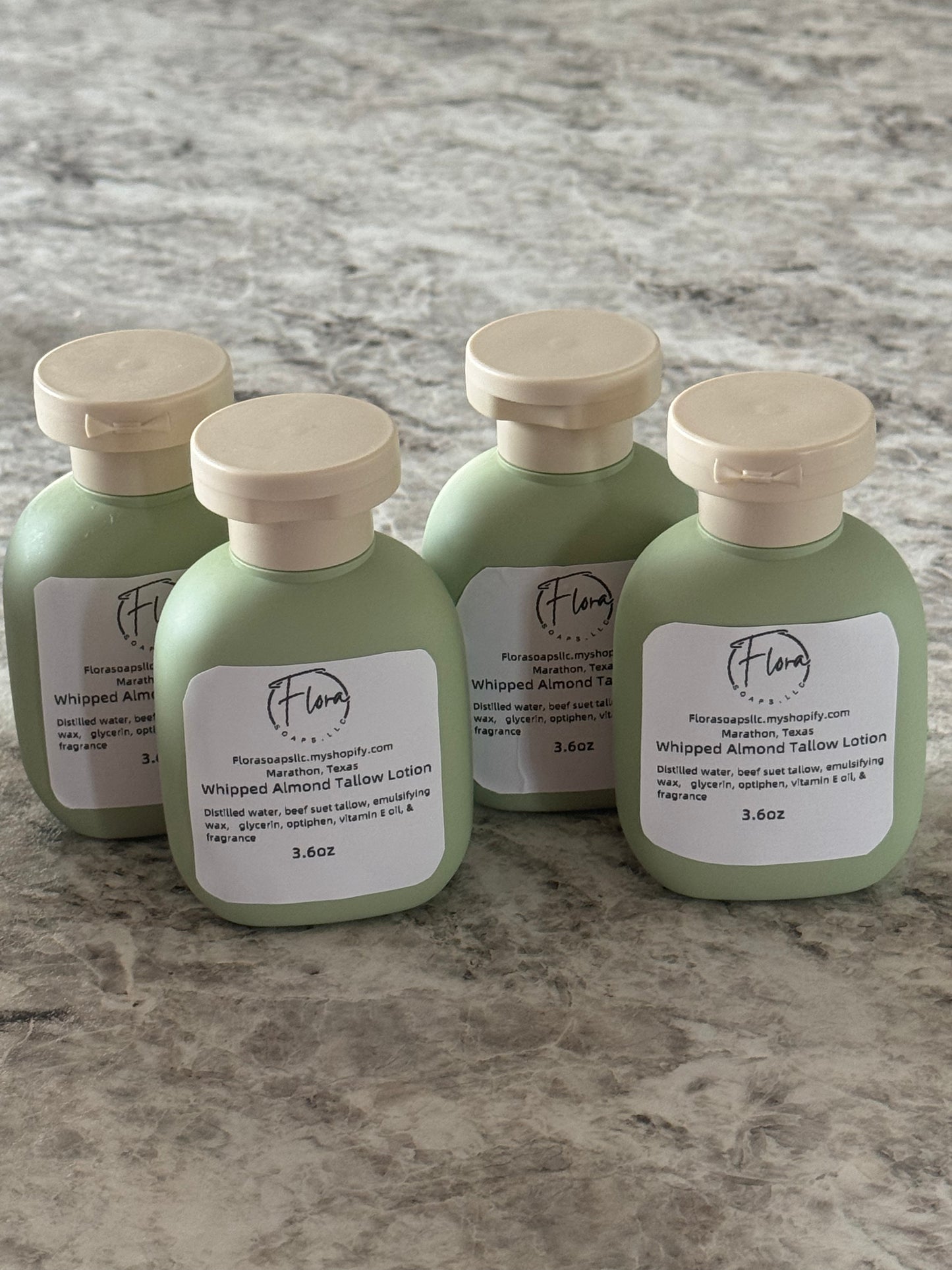 Whipped almond tallow lotion mini